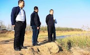市长刘志亮实地调研胜芳镇石沟生态砾石床工程