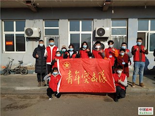 东段乡“风扬志愿者服务队”防疫在一线