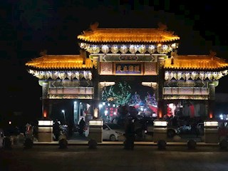 影像记录丨河北霸州：古镇夜景美